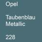 Preview: Opel, Taubenblau Metallic, 228.